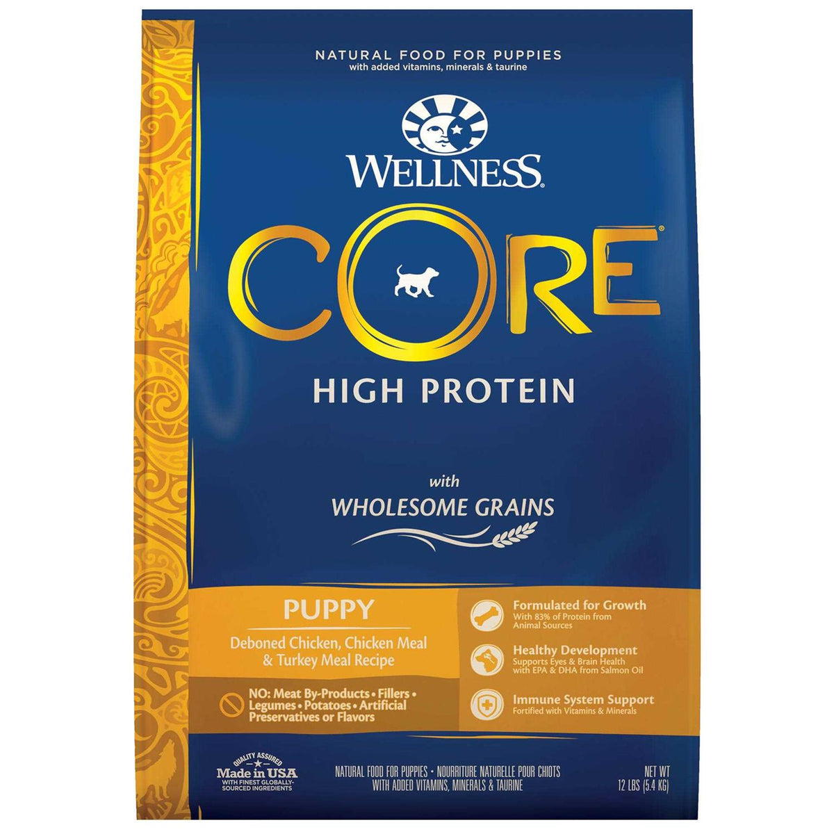 High Protein Wholesome Grains Puppy Dry Dog Food W6819