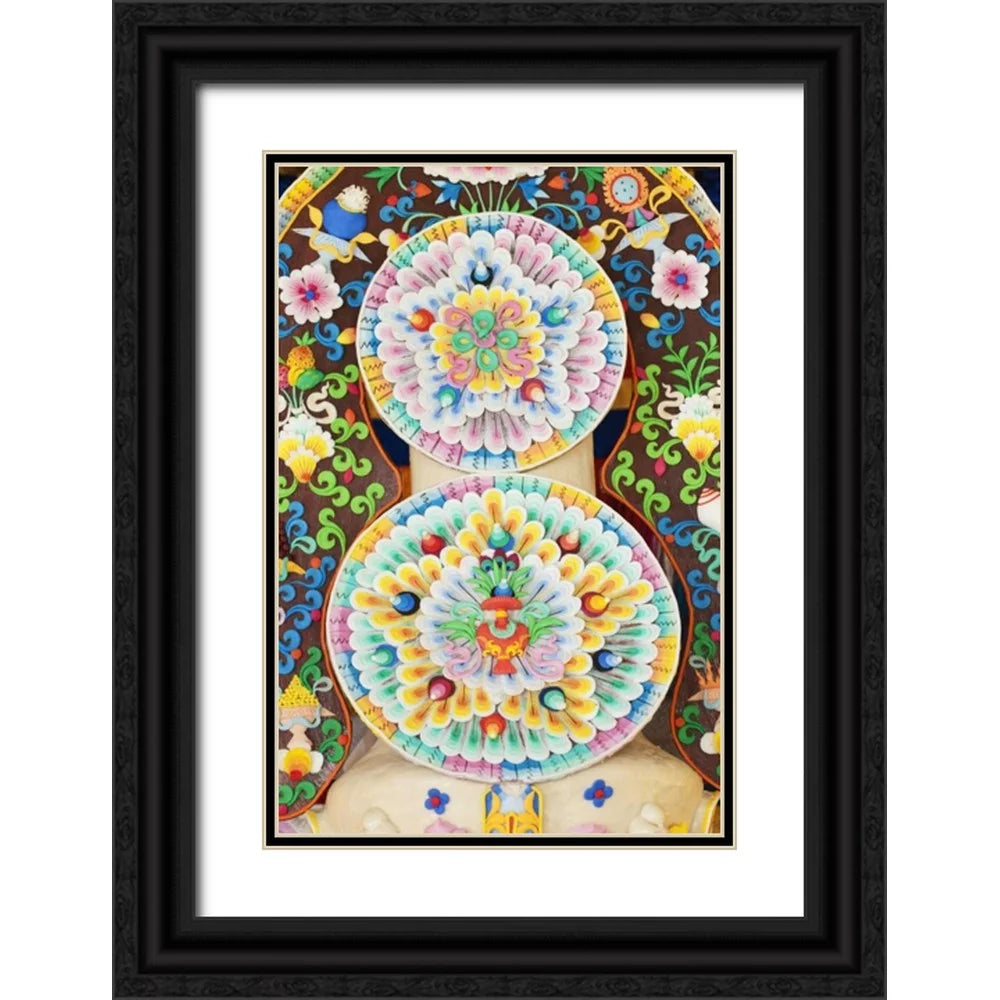 Black Ornate Wood Framed Art Print C62038