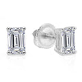 18K White Gold Diamond Stud Earrings E761