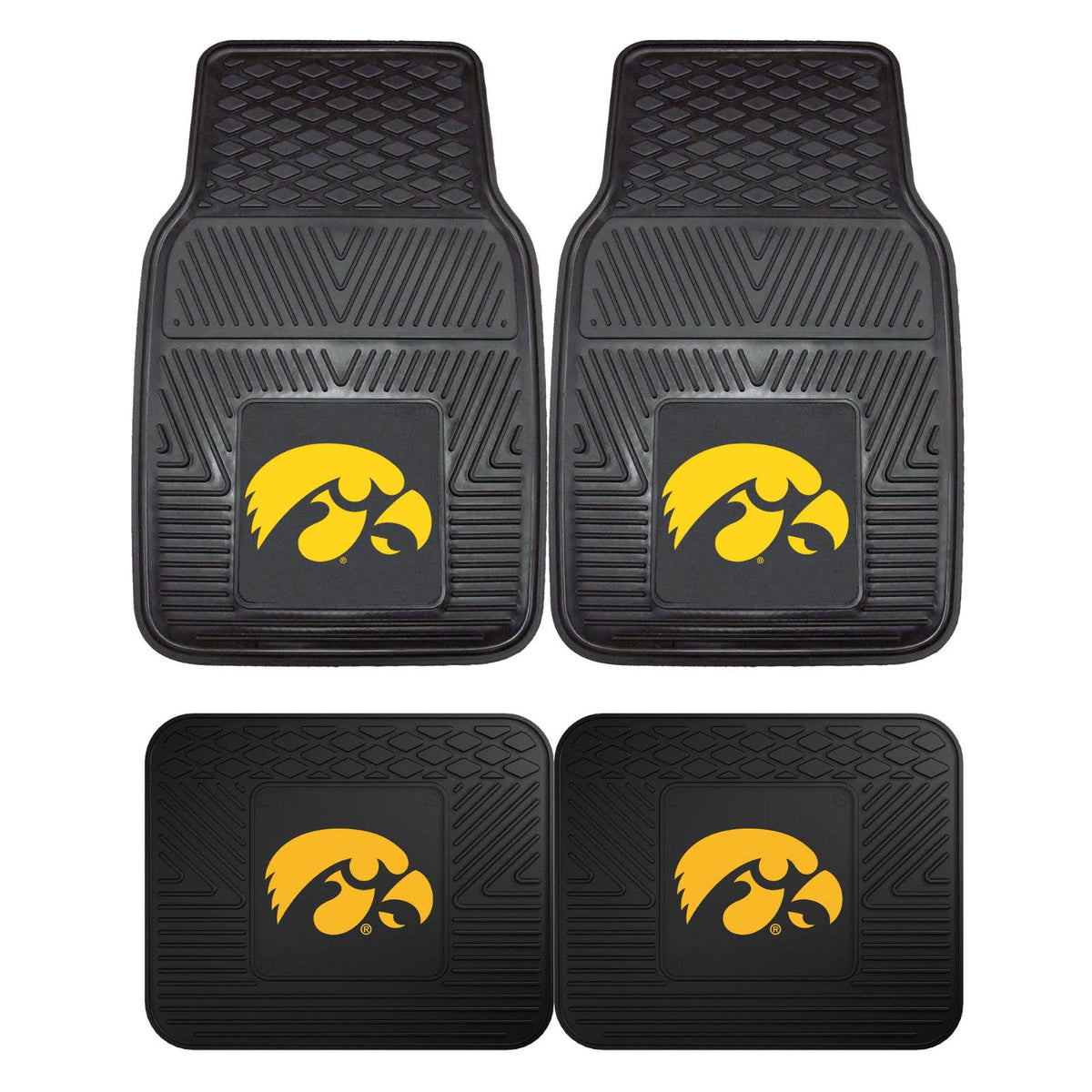 4pc Heavy Duty Floor Mat Sets for Cars, Trucks, SUVs J83239
