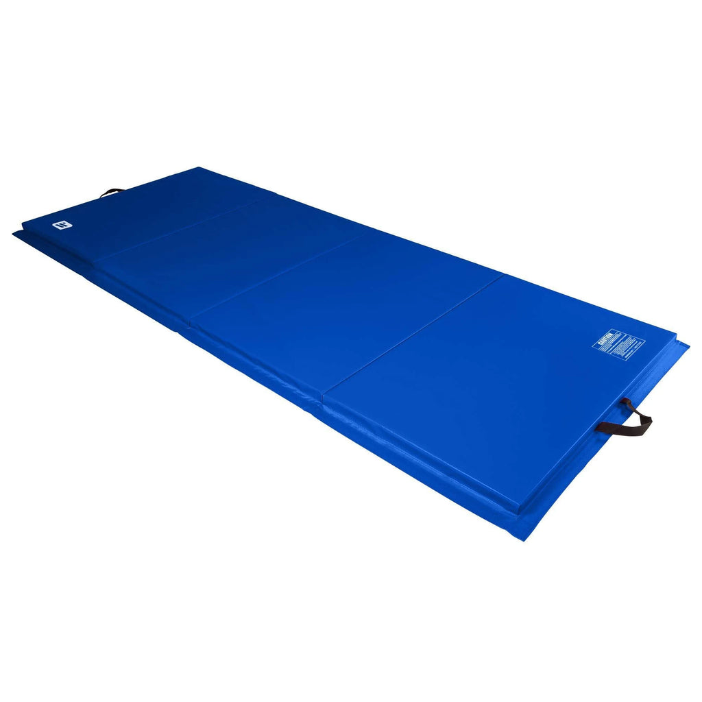 Blue Folding Fitness Exercise Mat L545697