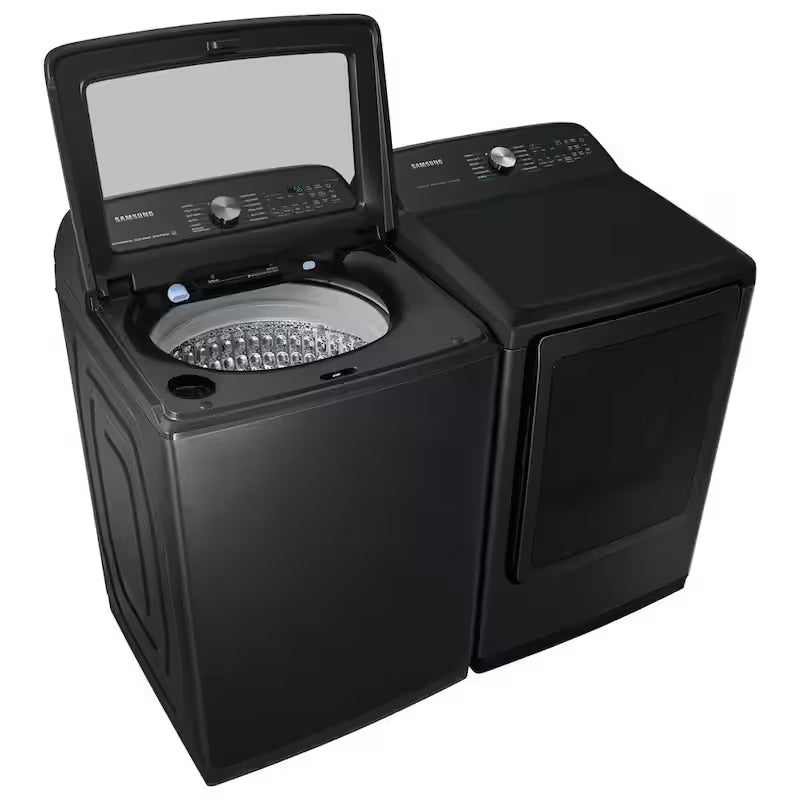 7.4 cu. ft. Vented Gas Dryer with Steam Sanitize in Brushed Black R648