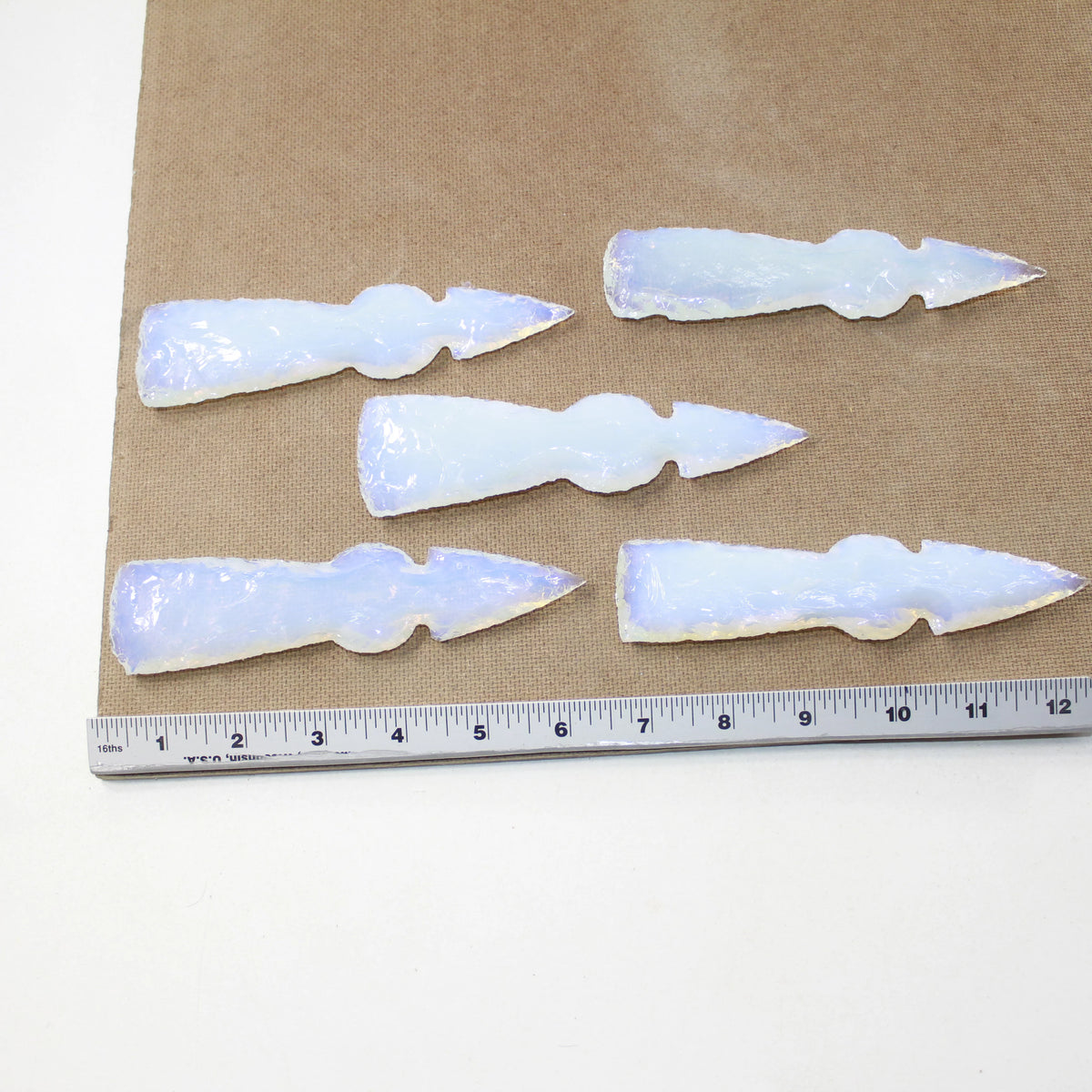 Opalite Ornamental Tomahawk Heads Q411