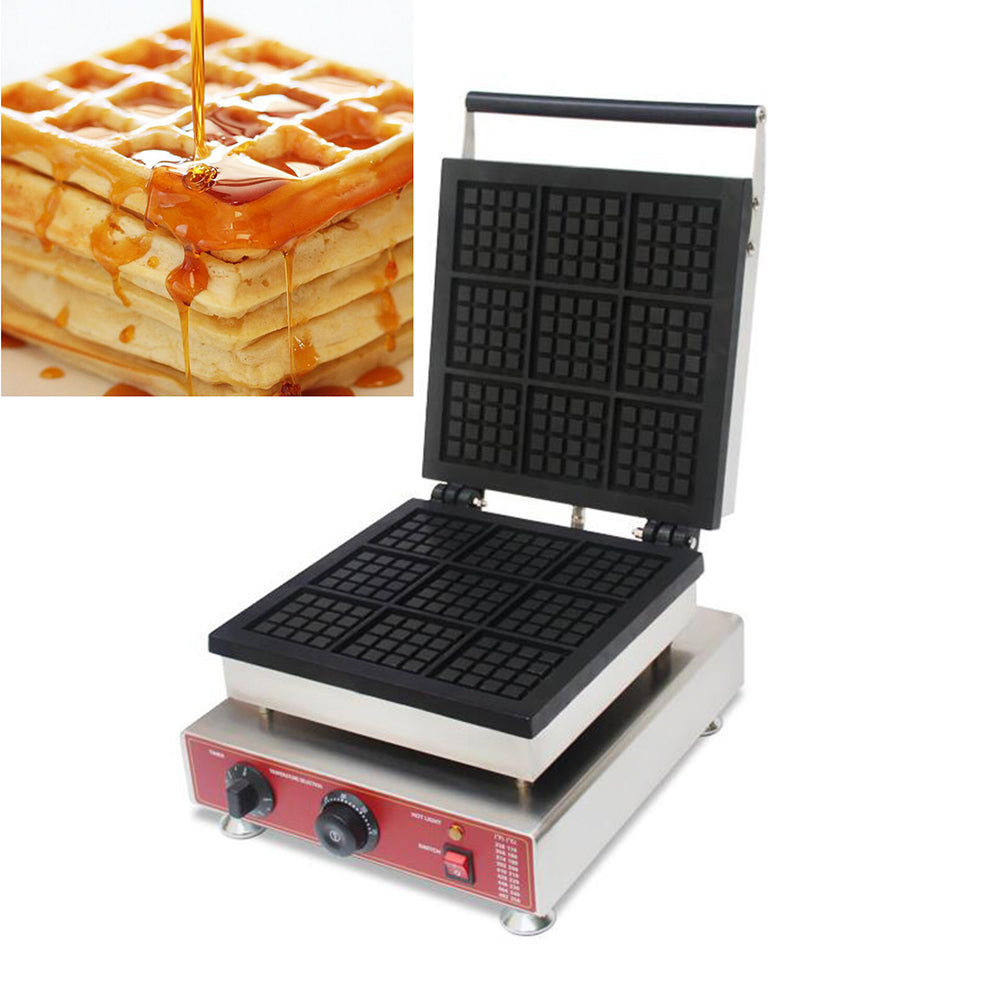 9pcs Square Waffle Maker Machine O1253