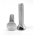 7/16 inch-14 x 2 inch Grade 5 Plow Bolt Flat Head Zinc Plated C97538