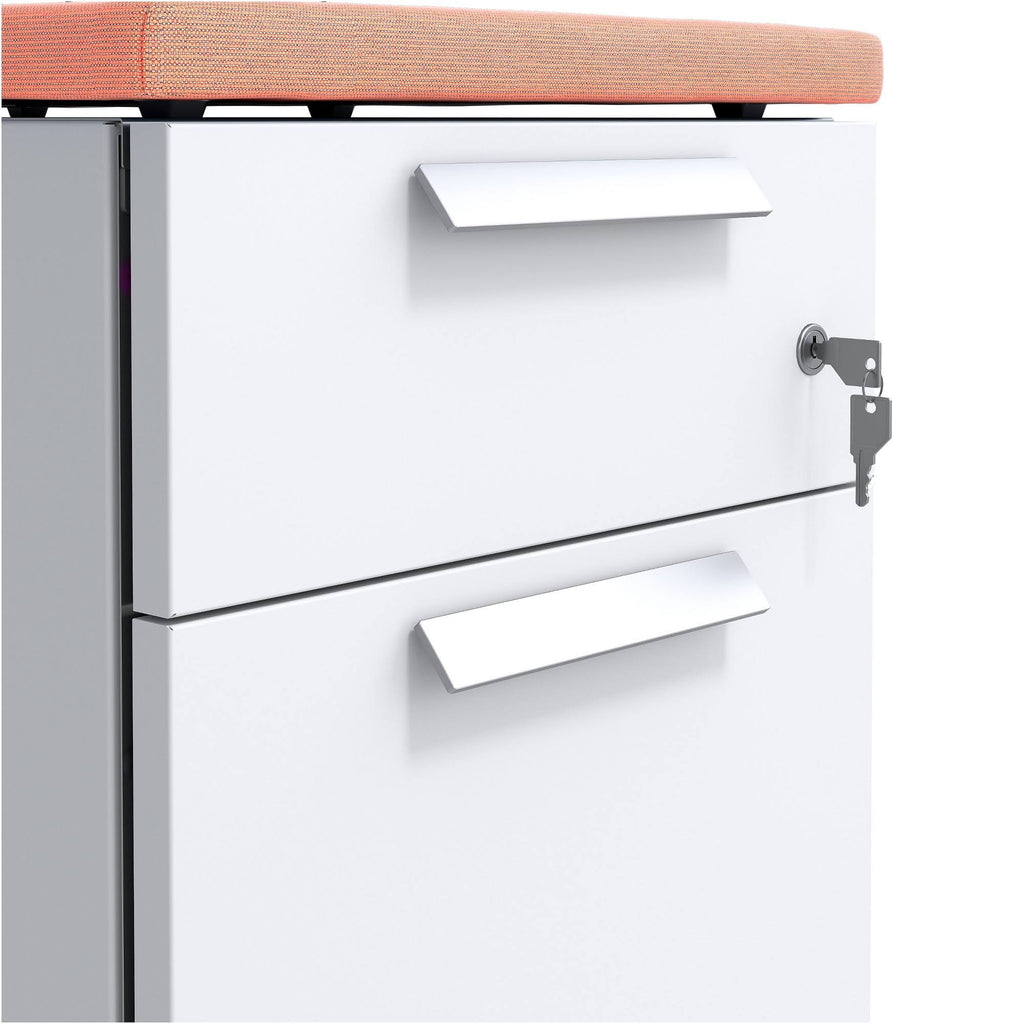 Salmon 2-Drawer Mobile Pedestal U668405