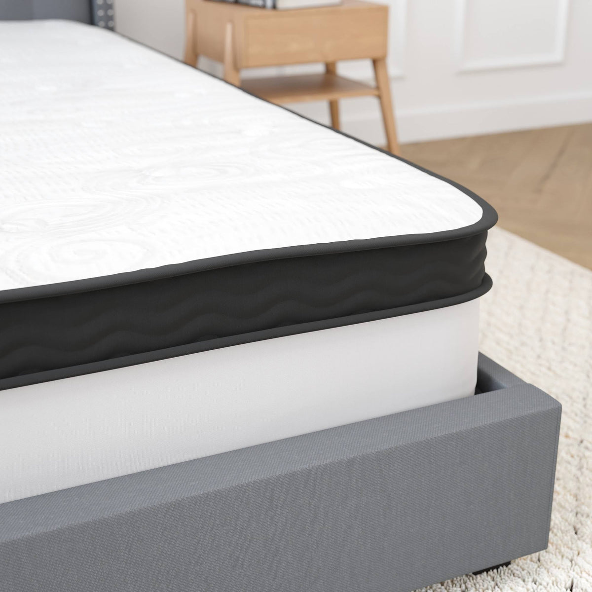 12 inch Twin Hybrid Pocket Spring Memory Foam Mattress A715