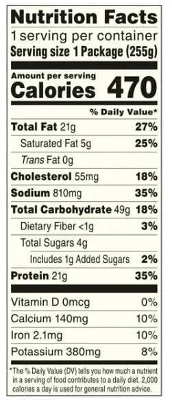 Fish Filet 9 oz Pack of 8 D5383