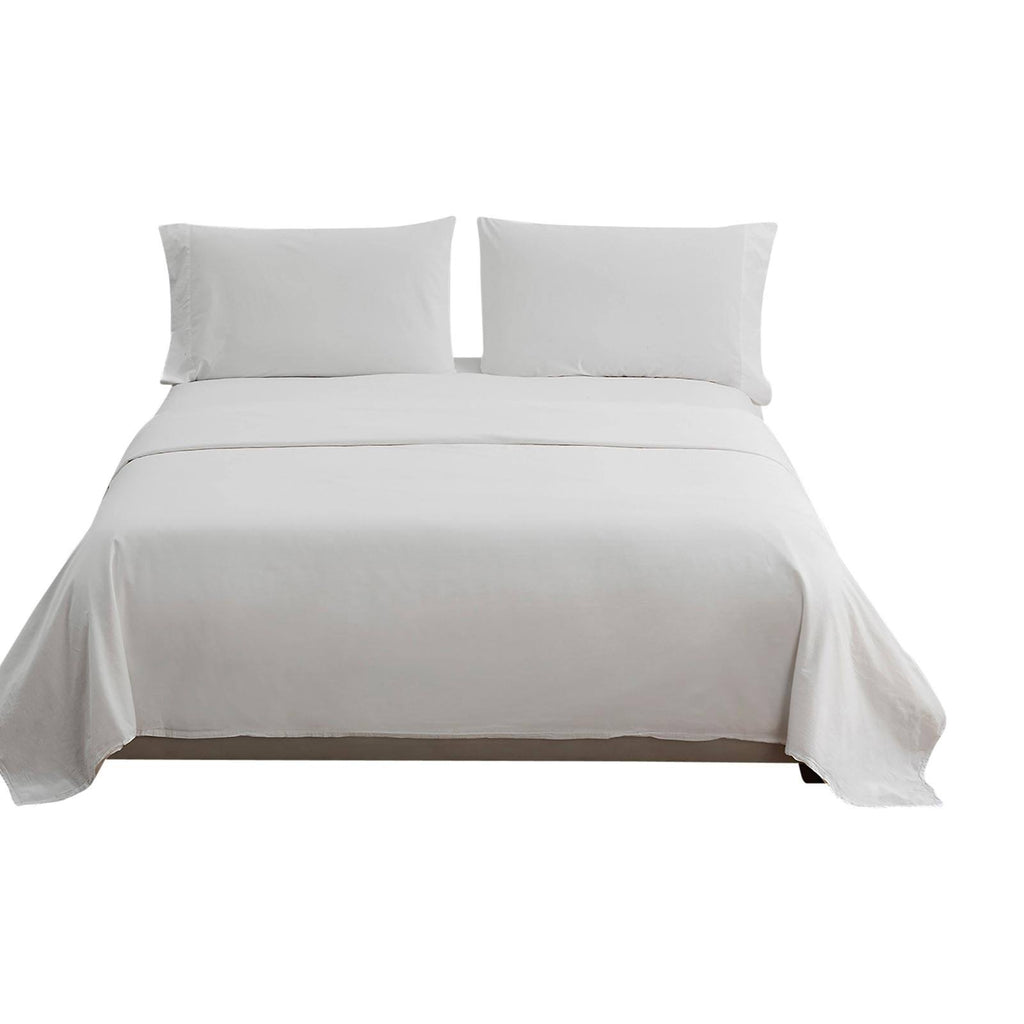 King Washed Percale Sheet Set N885798