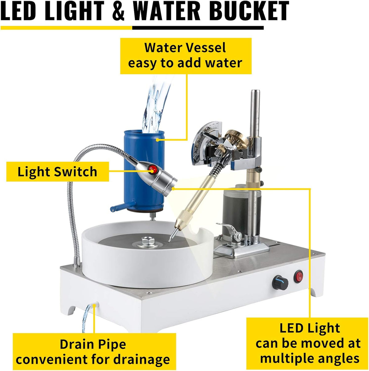 120W Gem Faceting Polishing Machine V27908