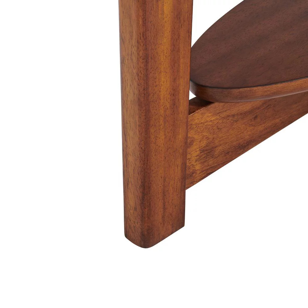 60"L Wood Console Table, Warm Chestnut Z48963