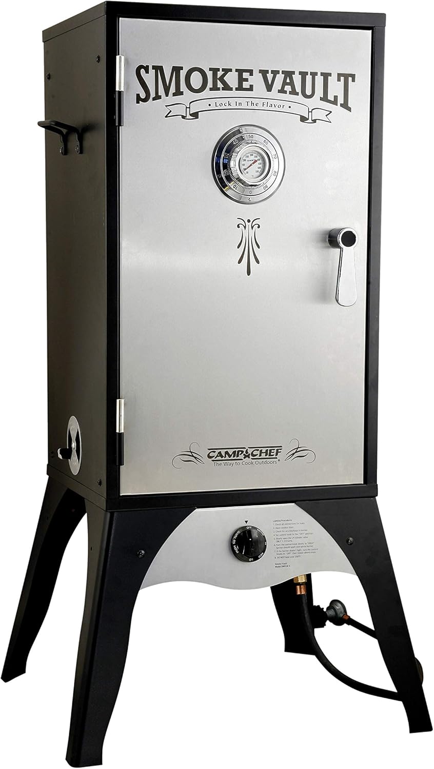 18 in. x 16 in. x 44 in. Vertical Smoker O443