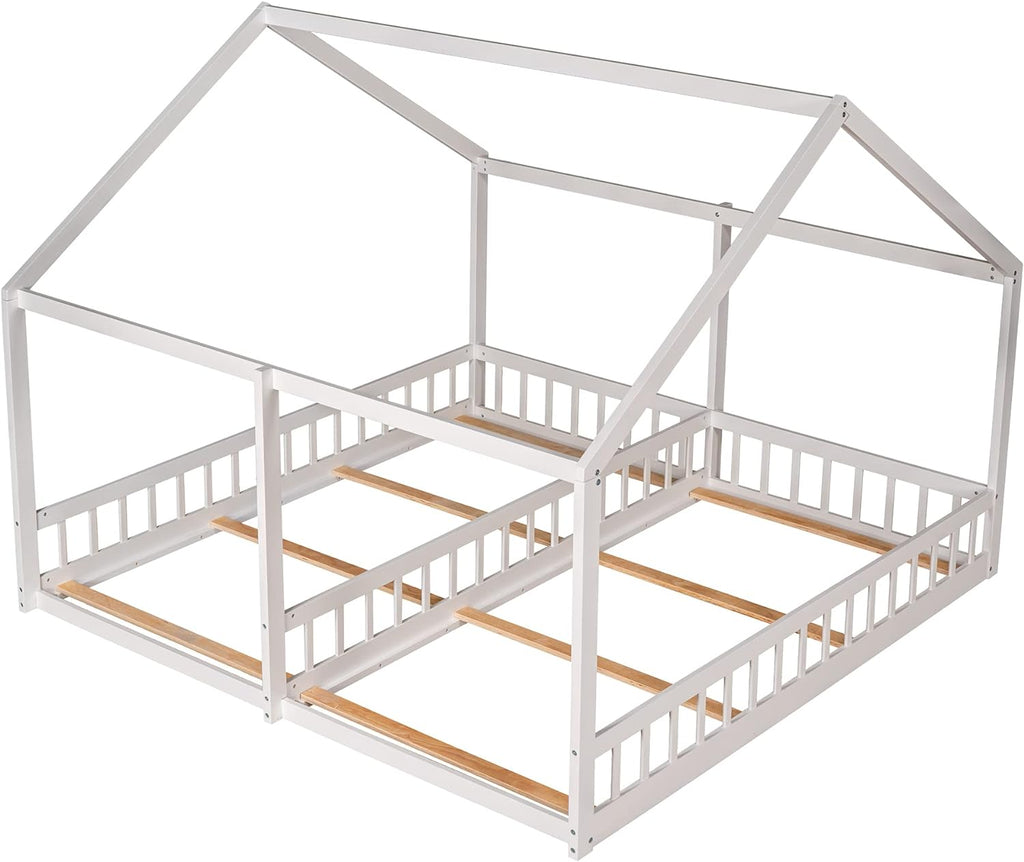 White Double Wooden Toddler Bed D712935