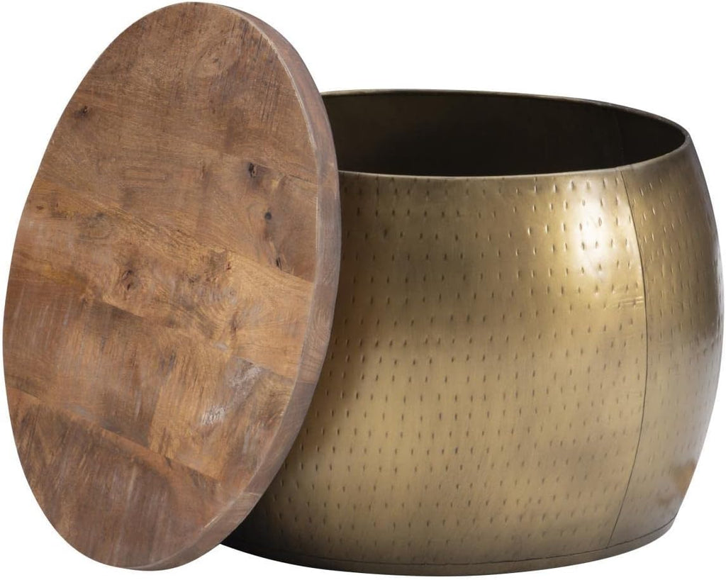 Gold Drum with Storage R997