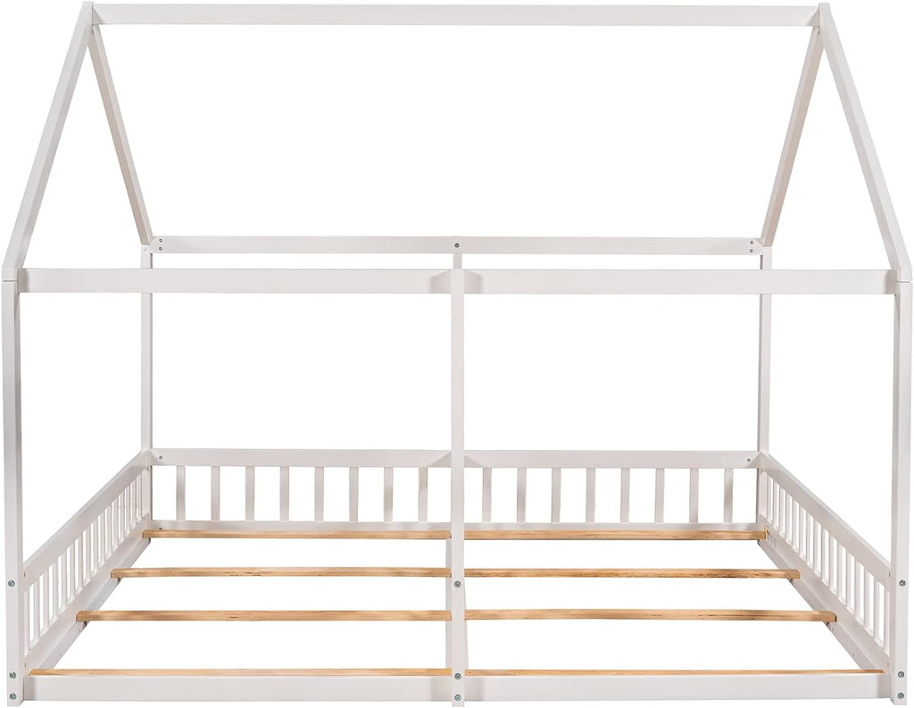 White Double Wooden Toddler Bed D712935