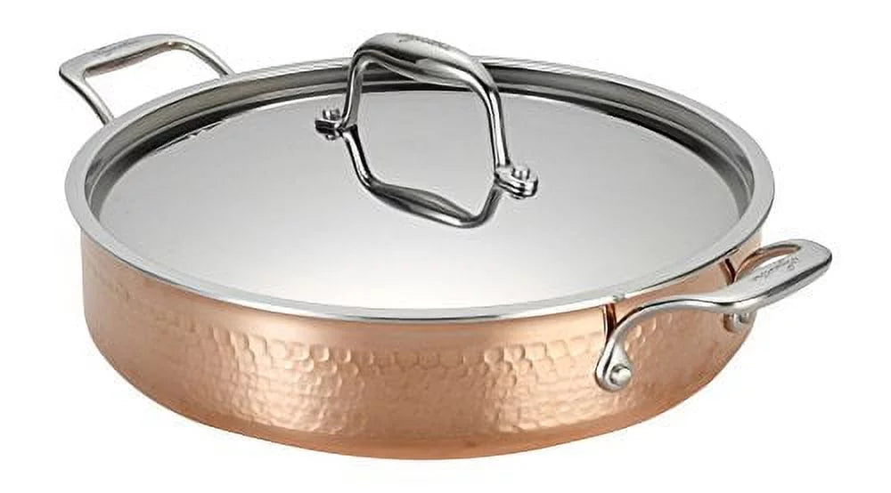 5-Quart Stainless Steel Hammered Stockpot Cookware Z3819