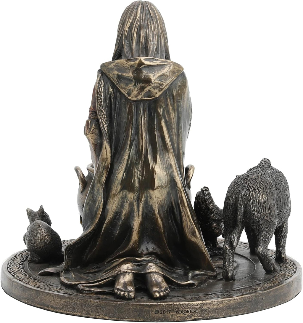 6.25 Tall Cold Cast Resin Antique Bronze Finish Statue Figurine U829722