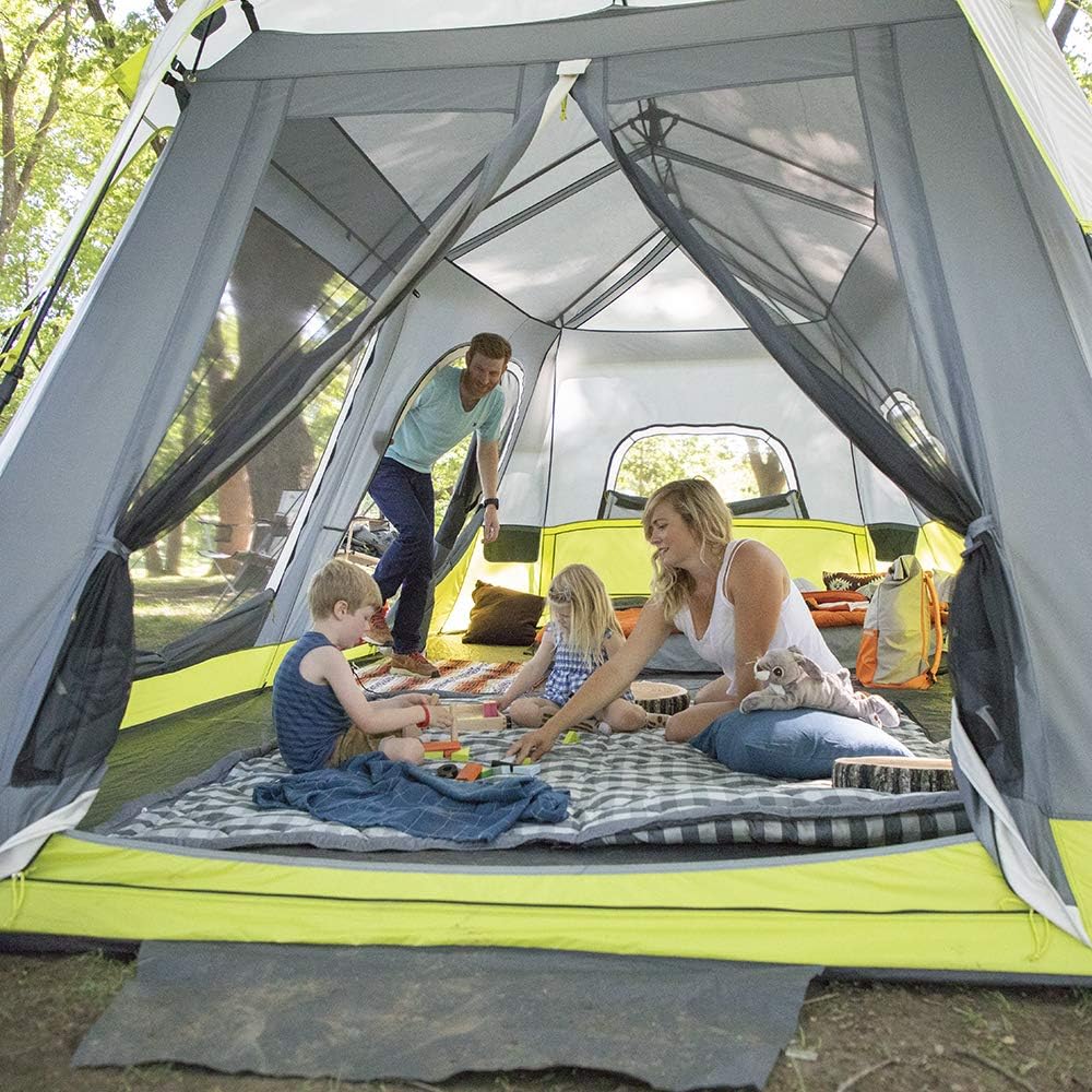 12 Person Instant Cabin Tent with Storage Pockets Z93409