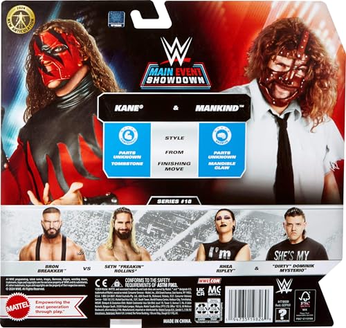 WWE Main Event Showdown Mankind & Kane 2-Pack Q581