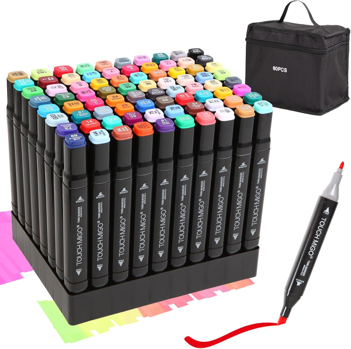 80 Colors Alcohol Based Art Markers Set V3954
