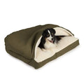 Rectangle Cozy Cave Dog Bed Medium Olive Green K52181