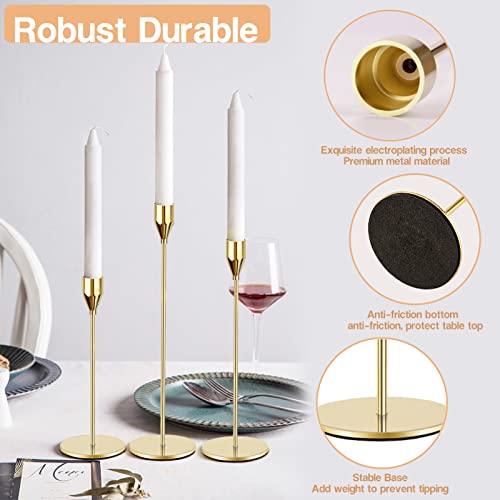 Set of 12 Metal Candle Holders T180