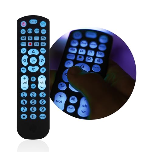 Black 4-Device Universal Remote Control K869