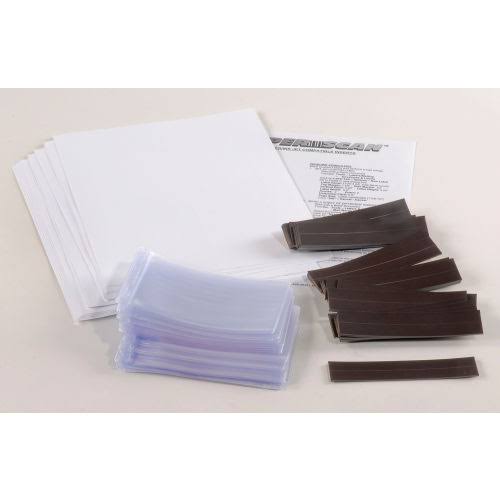 Clear Vinyl Label Holder, 6 inL x 4 inW, 50 Pk B887040