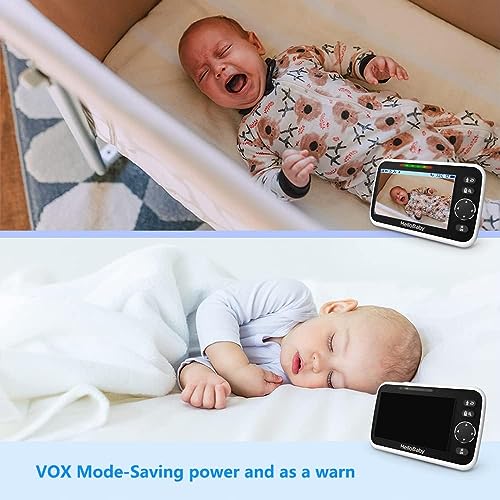 5'' Screen Video Baby Monitor with 30-Hour Battery and Night Vision X7822