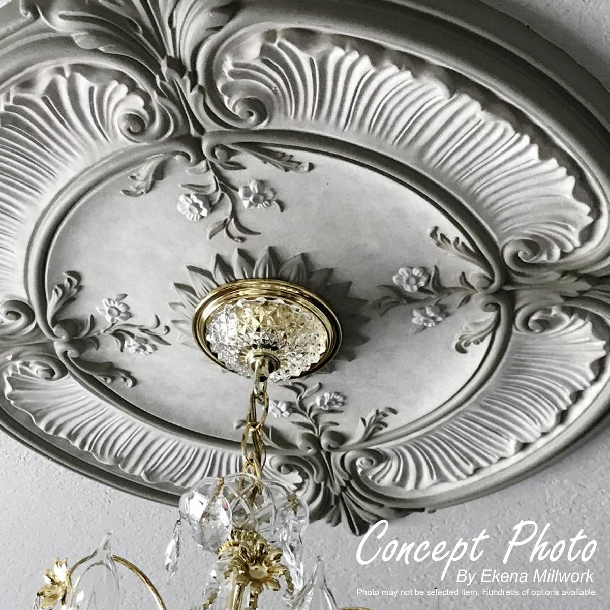 41x22OD x 4x22ID x 2 3/8x22P Ceiling Medallion S2524