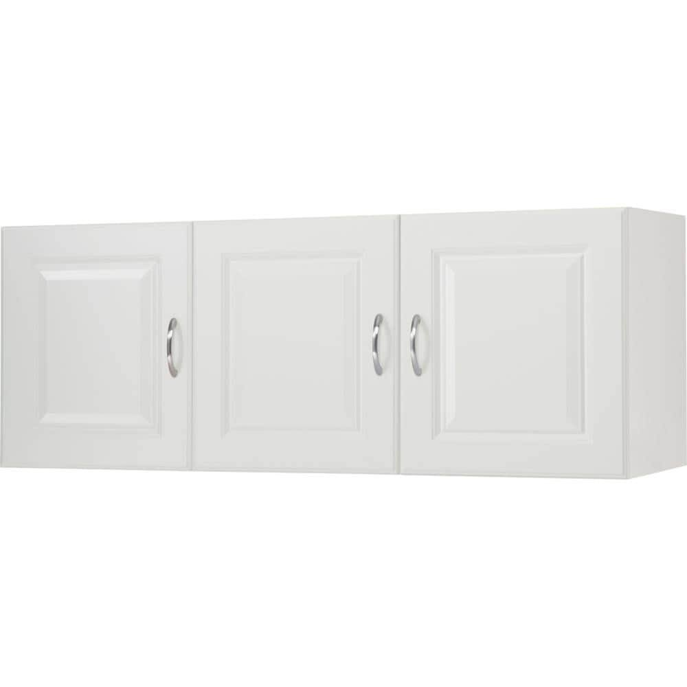 White Wood Composite Wall-Mount Utility Storage Cabinet R2240