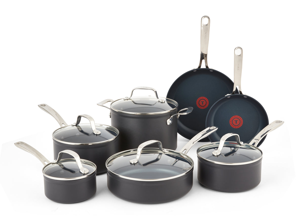 12 Piece Hard Anodized Non-stick Cookware Set S2623