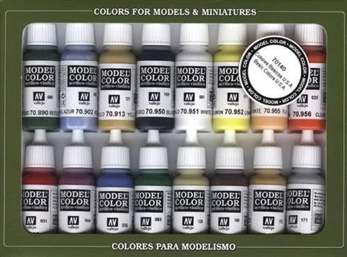 16 Colour Acrylic Paint Set X755455