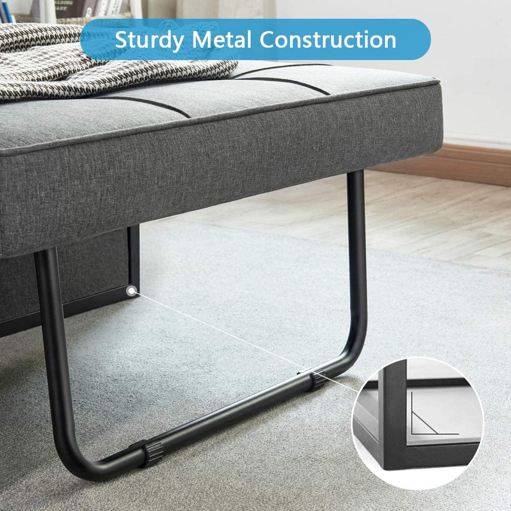 Dark Gray Convertible Sofa Bed G784961