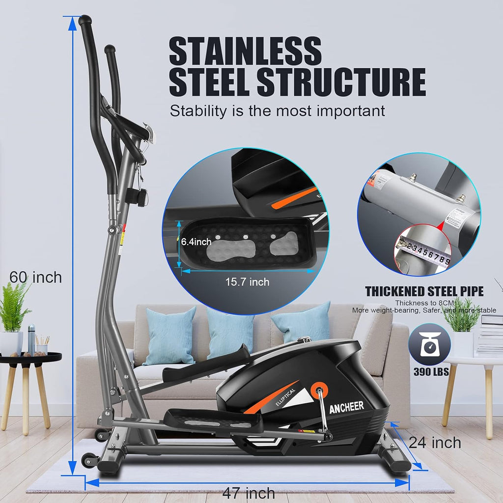 Elliptical Machine with LCD Monitor Y333842