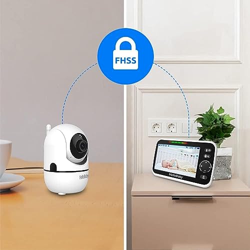 5'' Screen Video Baby Monitor with 30-Hour Battery and Night Vision X7822