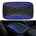 Black PU Leather Car Armrest Cover C225384