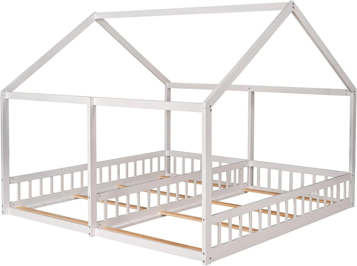 White Double Wooden Toddler Bed D712935