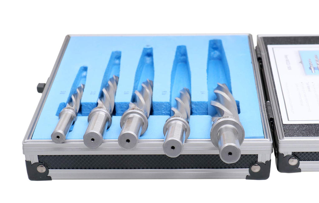5 Pc H.S.S. Spiral Flute Car Reamer Set D1388