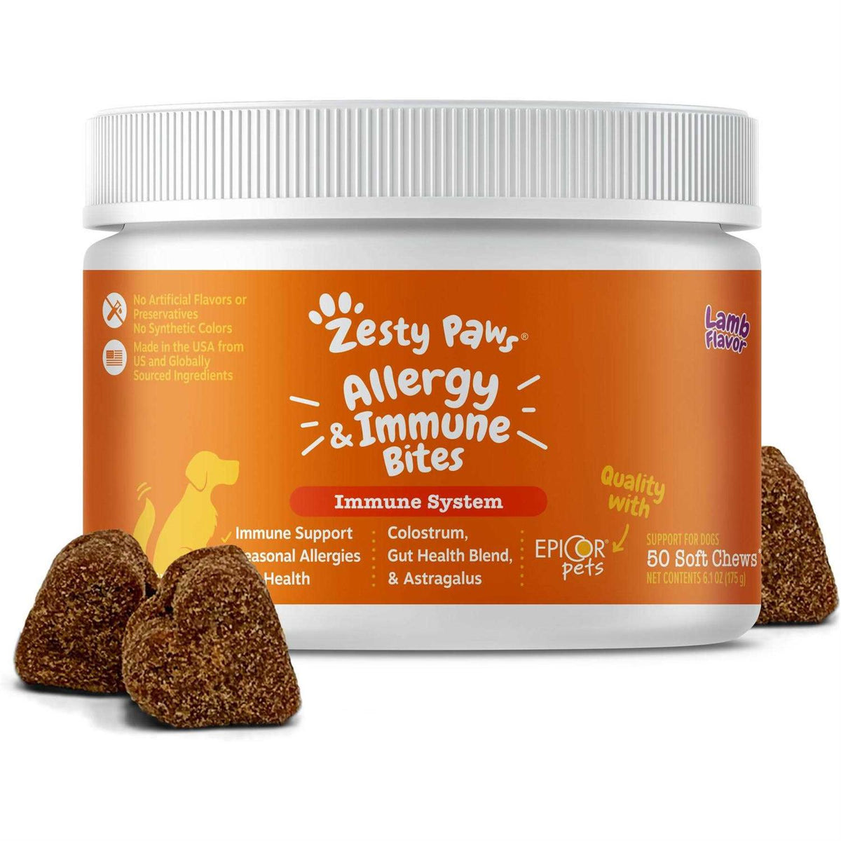 Dog Allergy Relief Supplement Omega 3 Probiotics L20114