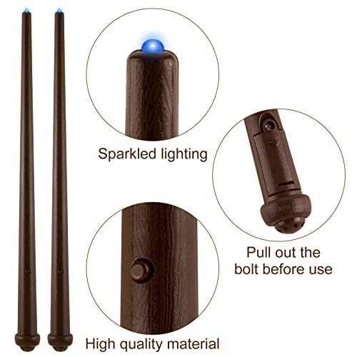 10 Pcs Light up Wizard Wands Sound Toy K952