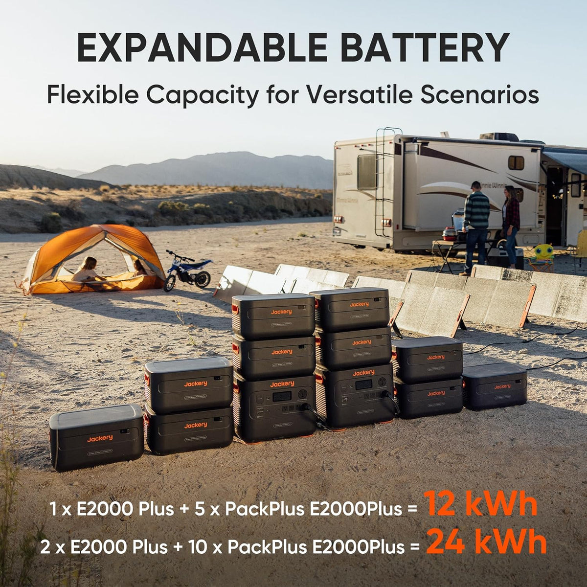 2042Wh Portable Power Station Solar Generator I685028