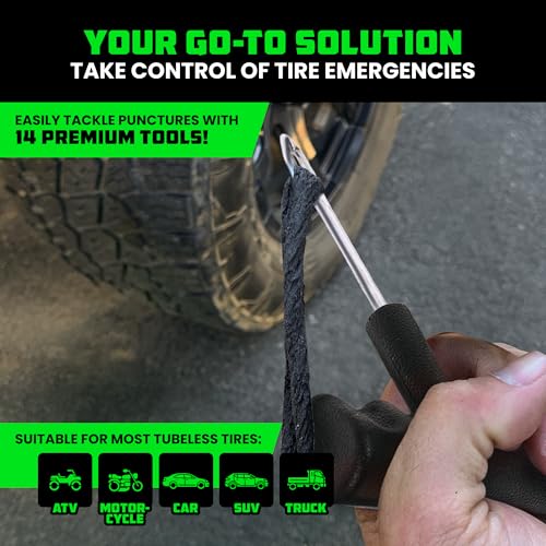 86-Piece Heavy Duty Tire Repair Kit Y641916