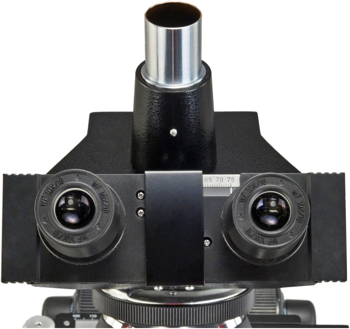 40X-2500X Full Size Lab Digital Trinocular Compound LED Microscope with 14MP USB Camera and 3D Mechanical Stage E878