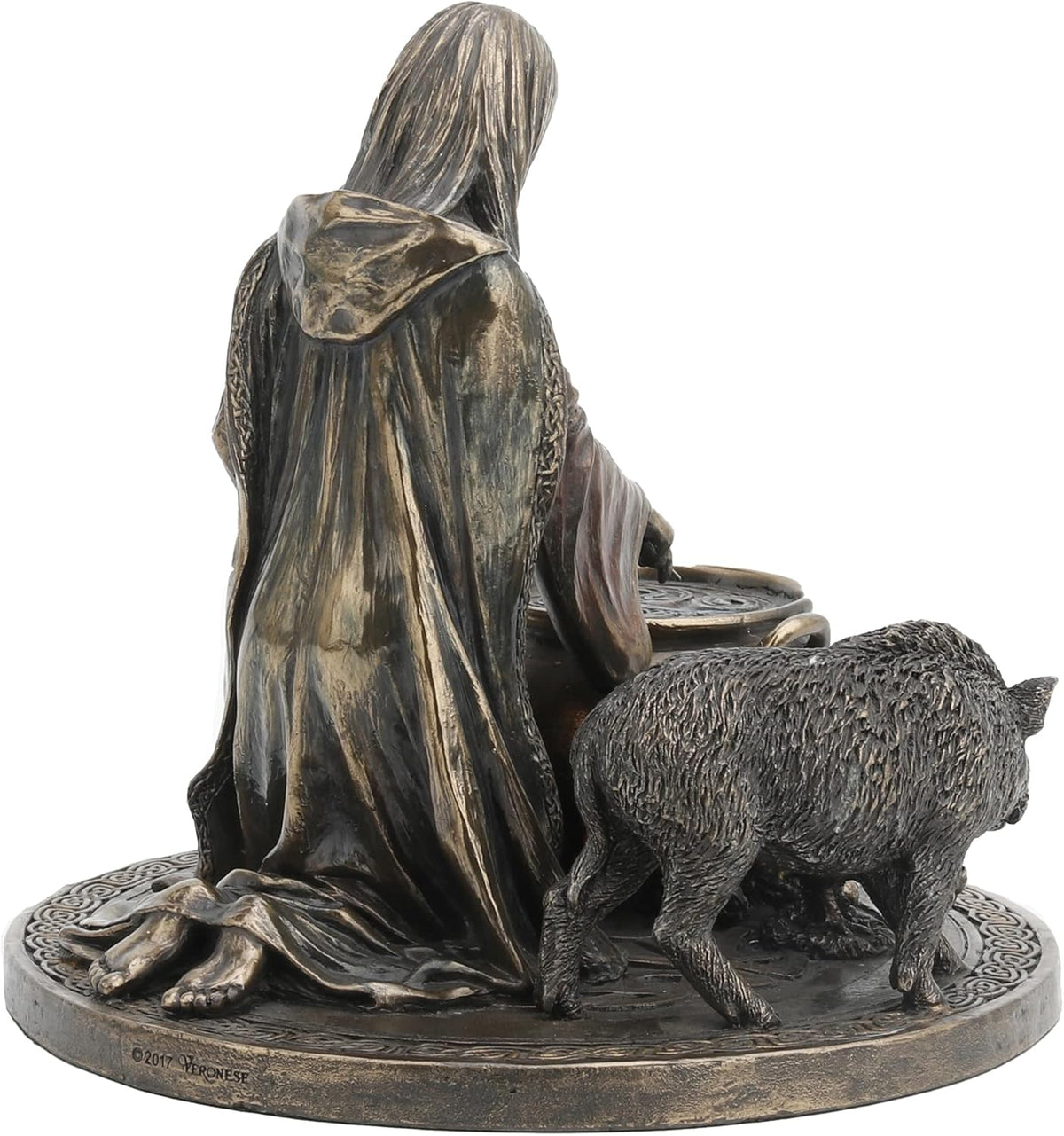 6.25 Tall Cold Cast Resin Antique Bronze Finish Statue Figurine U829722