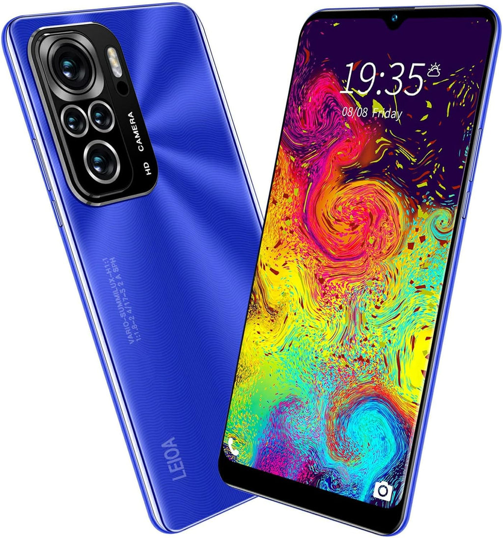 Blue 1+8GB 6.3 Inch Dual SIM Unlocked 5G Smartphone Pack of 2 H64709