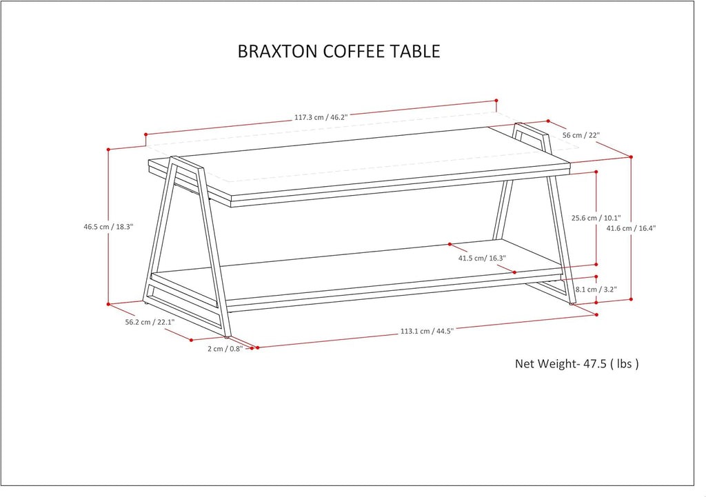 46 inch Coffee Tables Q82222