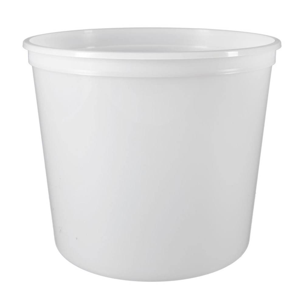 86 oz Natural Plastic Containers E2279