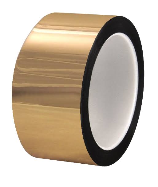 Black Metalized Polyester Film Tapes [96 Rolls] J598