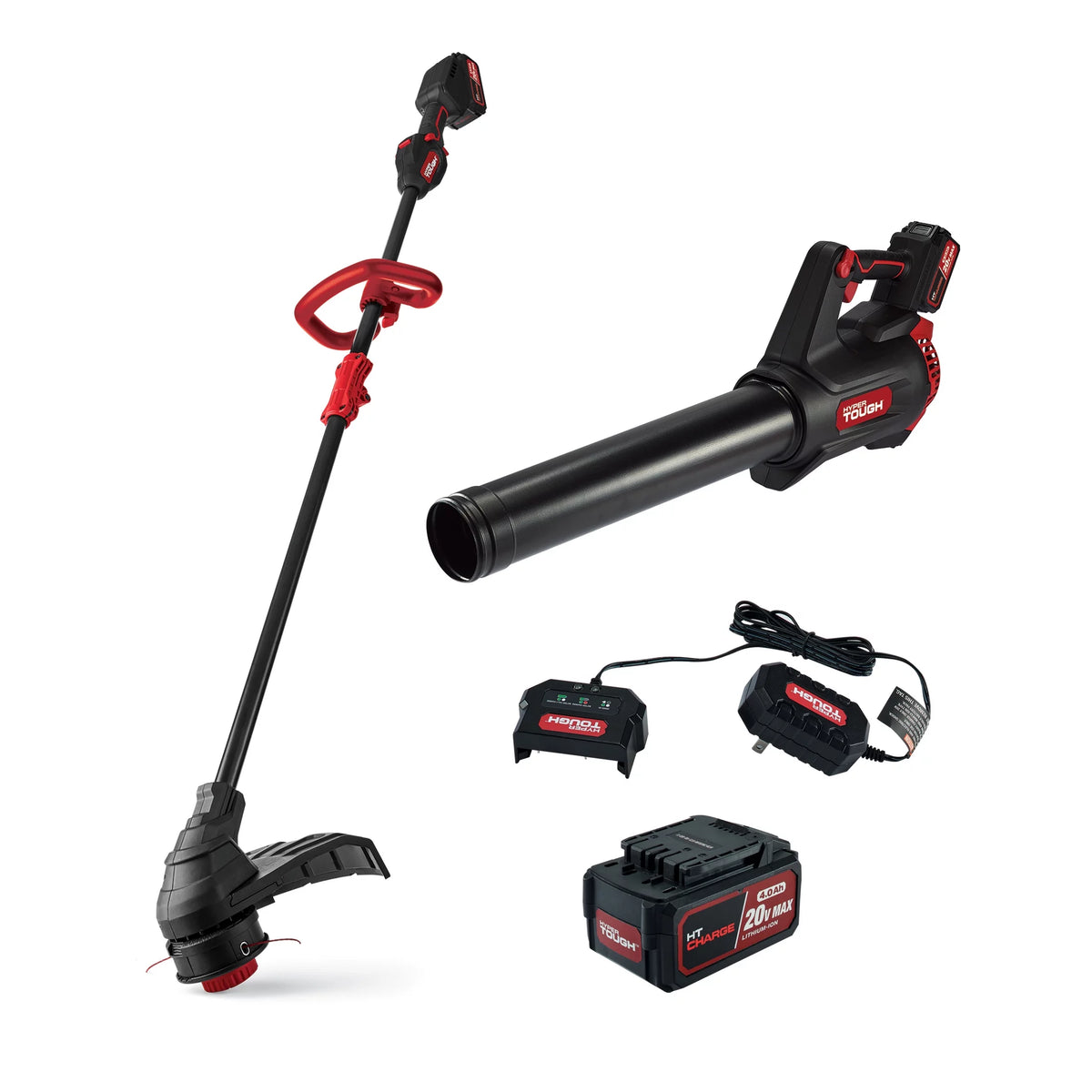 20V Max Brushless Battery Powered Trimmer Blower Combo U218